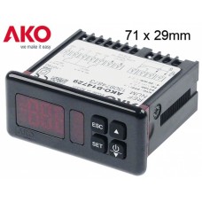 Controler electronic / termostat digital 230Vac 2 relee 1 sonda NTC/PTC/Pt100/TC(J,K)/mA  AKO-D14729 230VAC #378430